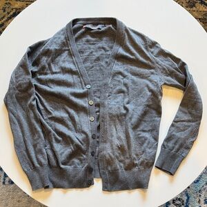 Ben Sherman Charcoal Cardigan Sweater